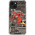 DC Comics The Flash Vintage Action pose pattern iPhone 14 Clear Case