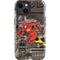 DC Comics The Flash Vintage Action pose pattern iPhone 14 Plus Impact Case