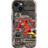 DC Comics The Flash Vintage Action pose pattern iPhone 14 Plus Impact Case