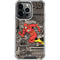 DC Comics The Flash Vintage Action pose pattern iPhone 14 Pro Clear Case