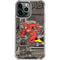 DC Comics The Flash Vintage Action pose pattern iPhone 14 Pro Max Clear Case