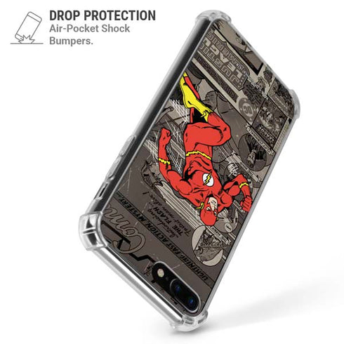 DC Comics Flash Mixed Media iPhone 7/8 Plus Clear Case