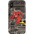 DC Comics The Flash Vintage Action pose pattern iPhone X Pro Case