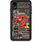 DC Comics The Flash Vintage Action pose pattern iPhone XR Waterproof Case