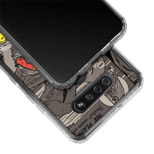 DC Comics Flash Mixed Media LG K51/Q51 Clear Case