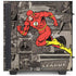DC Comics The Flash Vintage Action pose pattern NZXT H510 Compact ATX Mid-Tower Case Skin