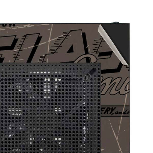 DC Comics The Flash Vintage Action pose pattern NZXT H510 Compact ATX Mid-Tower Case Skin