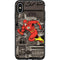 DC Comics The Flash Vintage Action pose pattern Otterbox Symmetry iPhone Skin