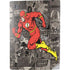 DC Comics The Flash Vintage Action pose pattern PS5 Digital Edition Console Skin