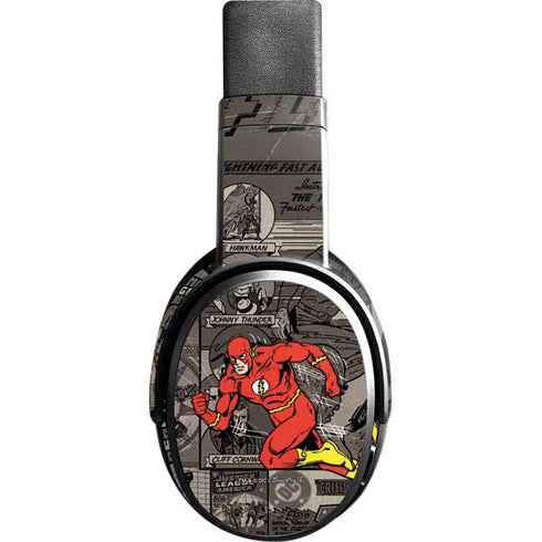 DC Comics The Flash Vintage Action pose pattern Skullcandy Crusher Wireless Skin