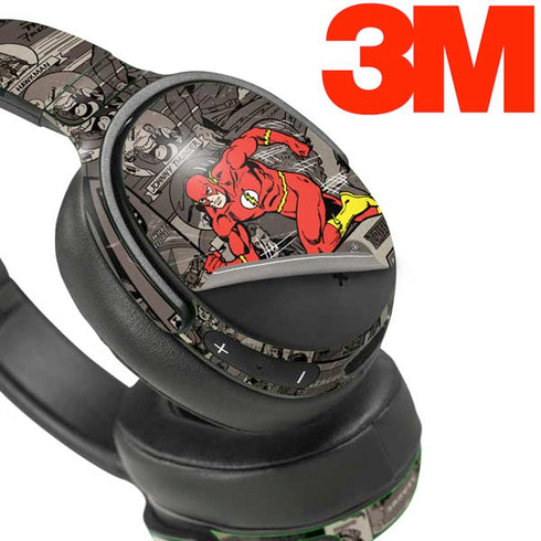 DC Comics The Flash Vintage Action pose pattern Skullcandy Venue Skin