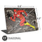 DC Comics The Flash Vintage Action pose pattern Universal Laptop 11in (8.8 x 6.2in) Skin