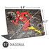 DC Comics The Flash Vintage Action pose pattern Universal Laptop 11in (8.8 x 6.2in) Skin