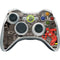 DC Comics The Flash Vintage Action pose pattern Xbox 360 Wireless Controller Skin