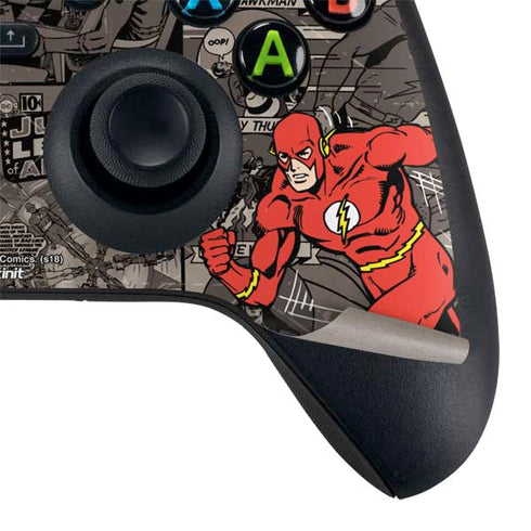 DC Comics The Flash Vintage Action pose pattern Xbox Series X Bundle Skin