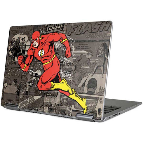 DC Comics The Flash Vintage Action pose pattern Yoga 710 14in Skin