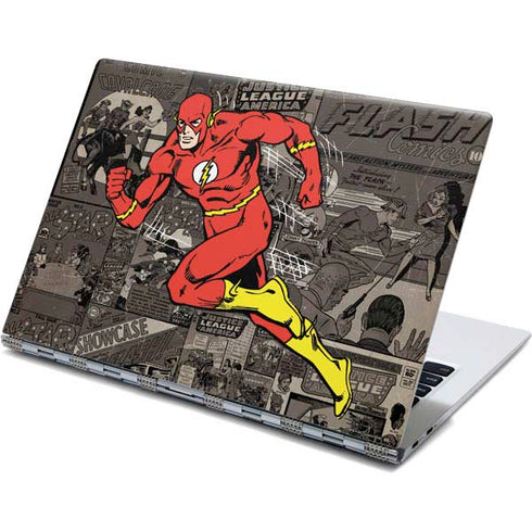 DC Comics The Flash Vintage Action pose pattern Yoga 910 2-in-1 14in Touch-Screen Skin