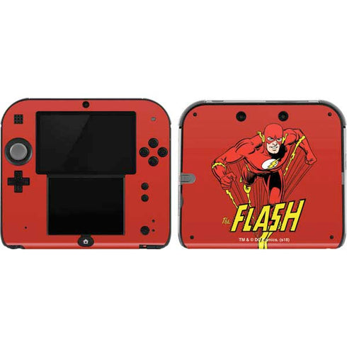 DC Comics The Flash Classic Action Pose Art Nintendo 2DS Skin