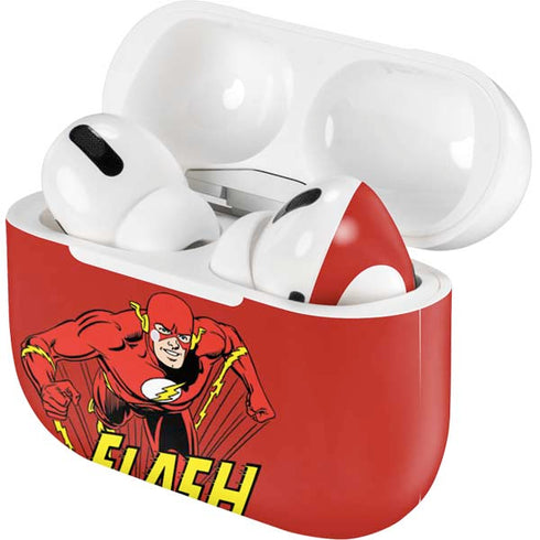 DC Comics The Flash Classic Action Pose Art Apple AirPods Pro Skin