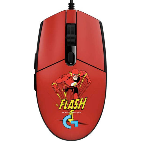 DC Comics The Flash Classic Action Pose Art G203 Prodigy RGB Wired Gaming Mouse Skin