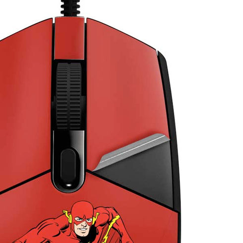 DC Comics The Flash Classic Action Pose Art G203 Prodigy RGB Wired Gaming Mouse Skin