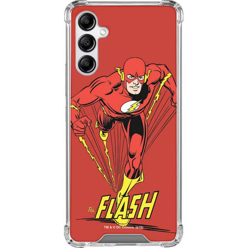 DC Comics The Flash Classic Action Pose Art Galaxy A14 5G Clear Case