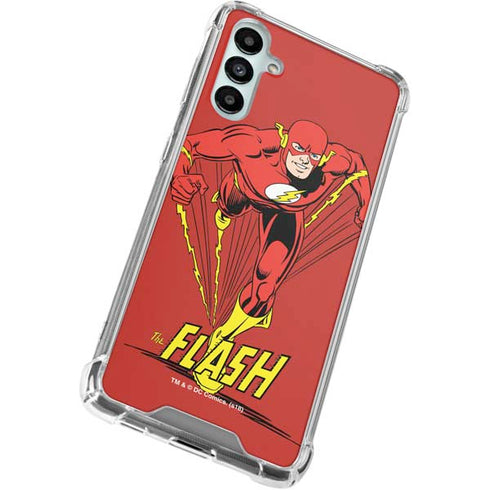 DC Comics The Flash Classic Action Pose Art Galaxy A15 5G Clear Case