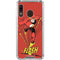 DC Comics The Flash Classic Action Pose Art Galaxy A30 Clear Case