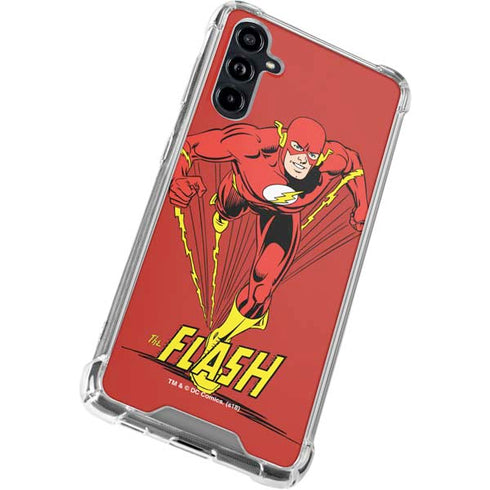 DC Comics The Flash Classic Action Pose Art Galaxy A54 5G Clear Case