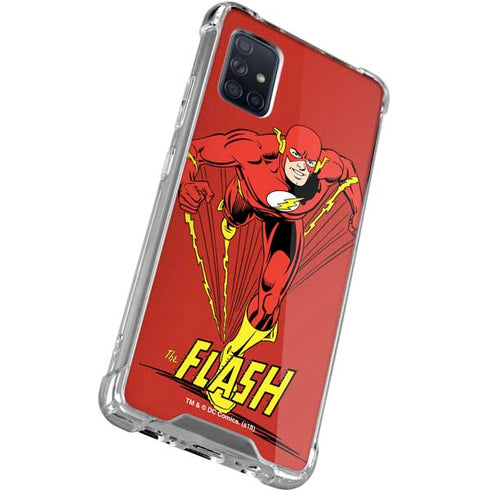 DC Comics The Flash Classic Action Pose Art Galaxy A71 5G Clear Case