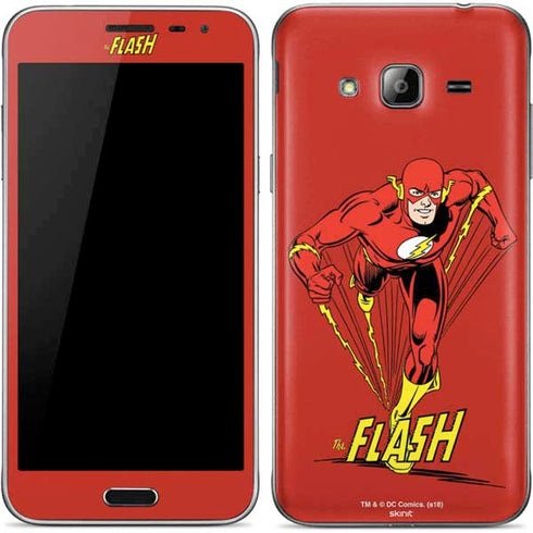 DC Comics The Flash Classic Action Pose Art Galaxy J3 Skin
