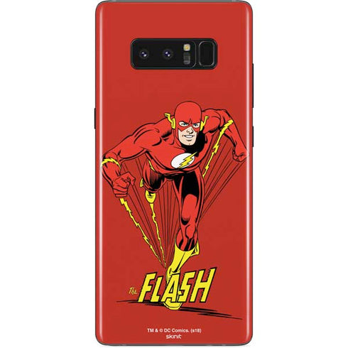 DC Comics The Flash Classic Action Pose Art Galaxy Note 8 Skin