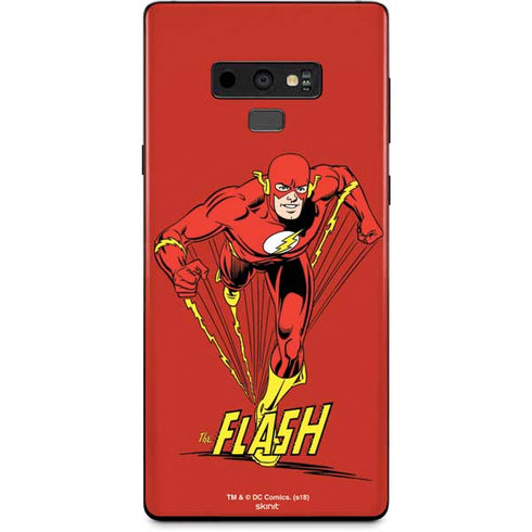 DC Comics The Flash Classic Action Pose Art Galaxy Note 9 Skin