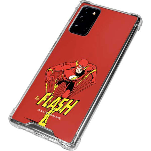 DC Comics The Flash Classic Action Pose Art Galaxy Note20 5G Clear Case