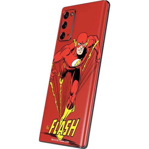 DC Comics The Flash Classic Action Pose Art Galaxy Note20 5G Skin