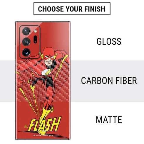 DC Comics The Flash Classic Action Pose Art Galaxy Note20 Ultra 5G Skin