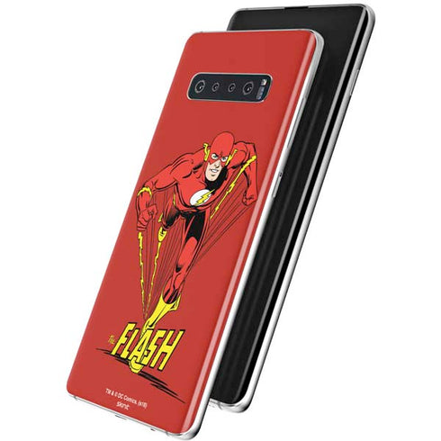 DC Comics The Flash Classic Action Pose Art Galaxy S10 Skin