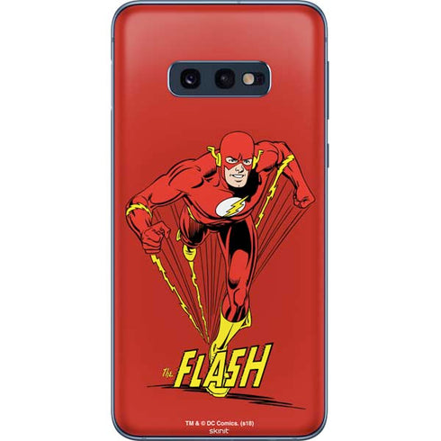 DC Comics The Flash Classic Action Pose Art Galaxy S10e Skin