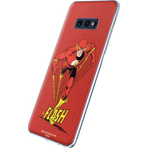 DC Comics The Flash Classic Action Pose Art Galaxy S10e Skin