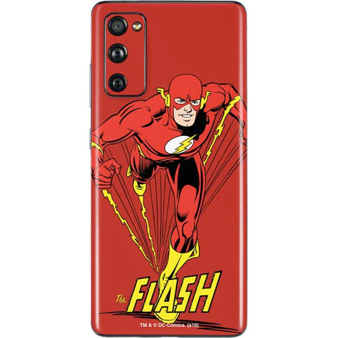 DC Comics The Flash Classic Action Pose Art Galaxy S20 Fan Edition Skin