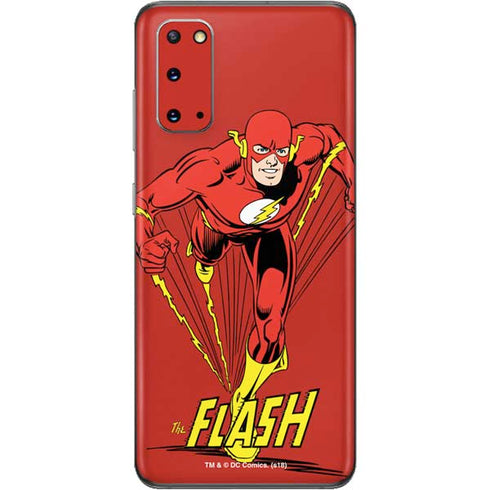 DC Comics The Flash Classic Action Pose Art Galaxy S20 Skin