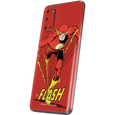 DC Comics The Flash Classic Action Pose Art Galaxy S20 Skin