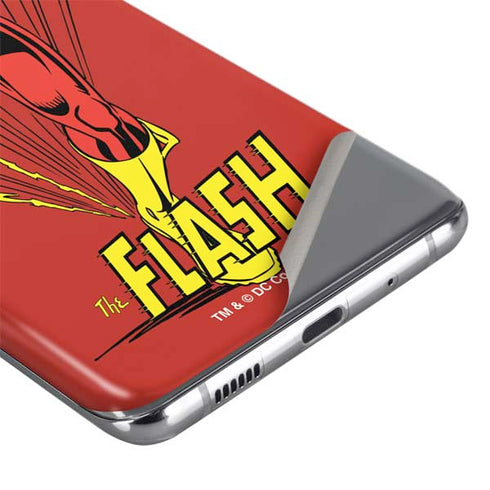 DC Comics The Flash Classic Action Pose Art Galaxy S20 Skin