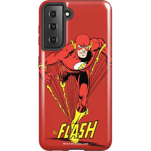 DC Comics The Flash Classic Action Pose Art Galaxy S21 5G Pro Case