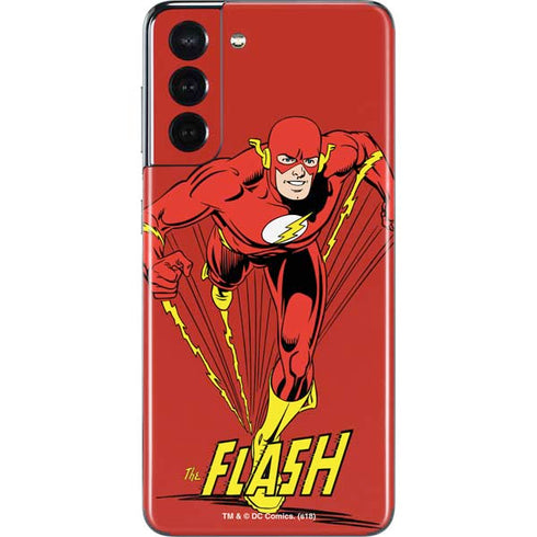 DC Comics The Flash Classic Action Pose Art Galaxy S21 5G Skin
