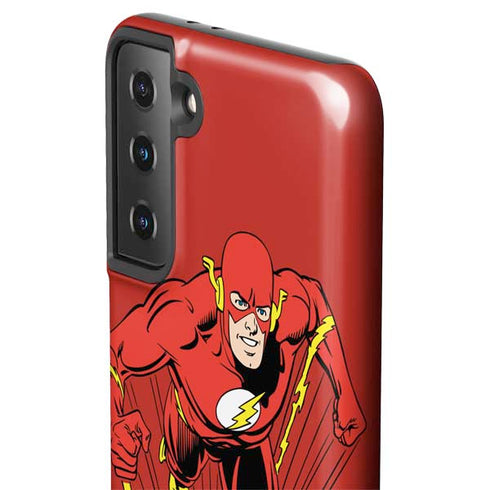 DC Comics The Flash Classic Action Pose Art Galaxy S21 FE Pro Case