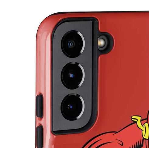 DC Comics The Flash Classic Action Pose Art Galaxy S22 Plus Pro Case