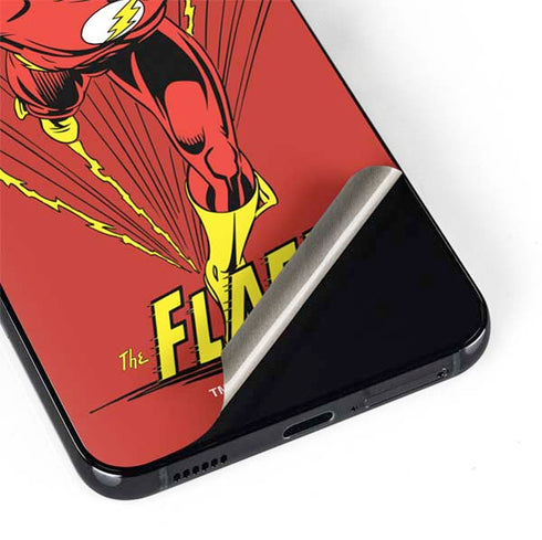 DC Comics The Flash Classic Action Pose Art Galaxy S22 Plus Skin