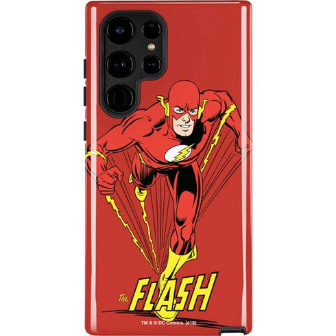 DC Comics The Flash Classic Action Pose Art Galaxy S22 Ultra Pro Case