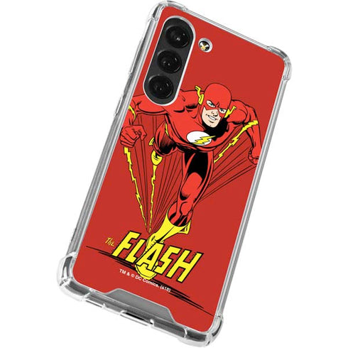 DC Comics The Flash Classic Action Pose Art Galaxy S23 Clear Case